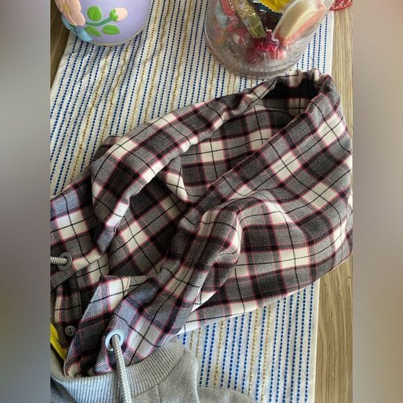 Lucky Chouette Logo Gray Pink Pullover Casual Sweatshirt Midi Dress Sz 36 S Cap - Picture 15 of 15